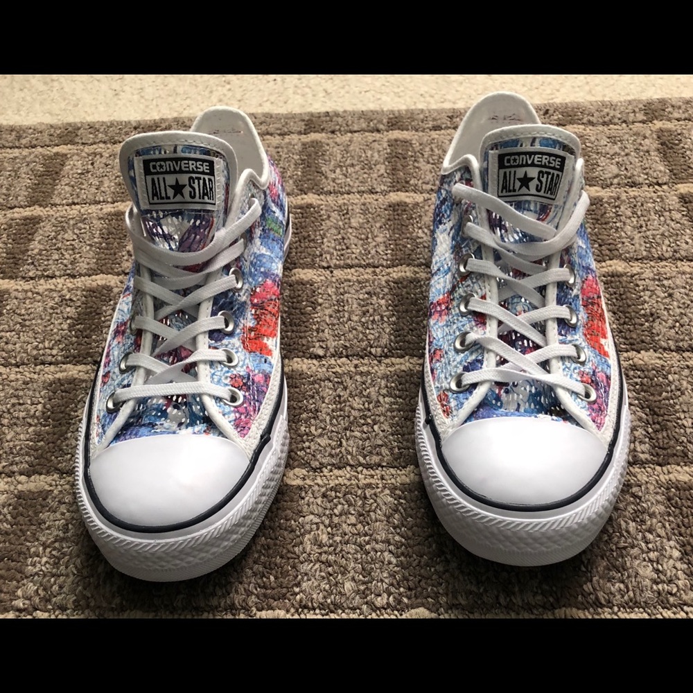 NEW Converse All-Star Floral Sneaker | Size: 10